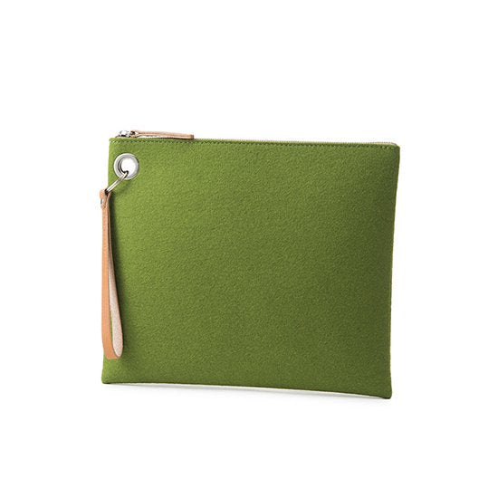 Eyelet Pouch M　Loden Green
