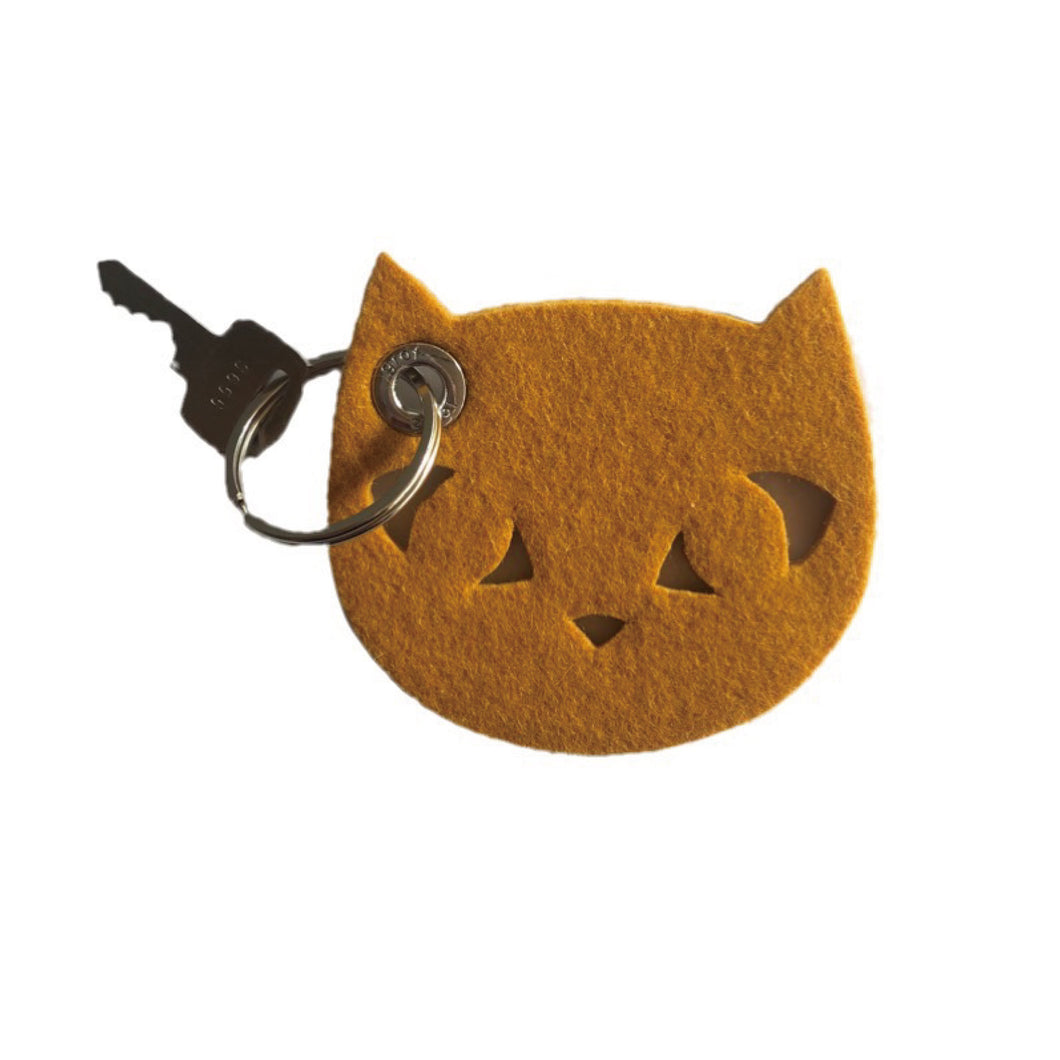 Key Fob -Cat-　Turmeric