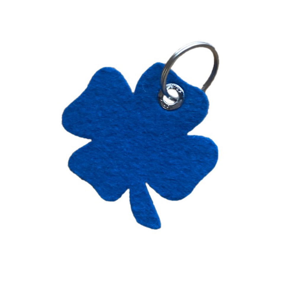 Key Fob -Clover-　Cobalt Blue