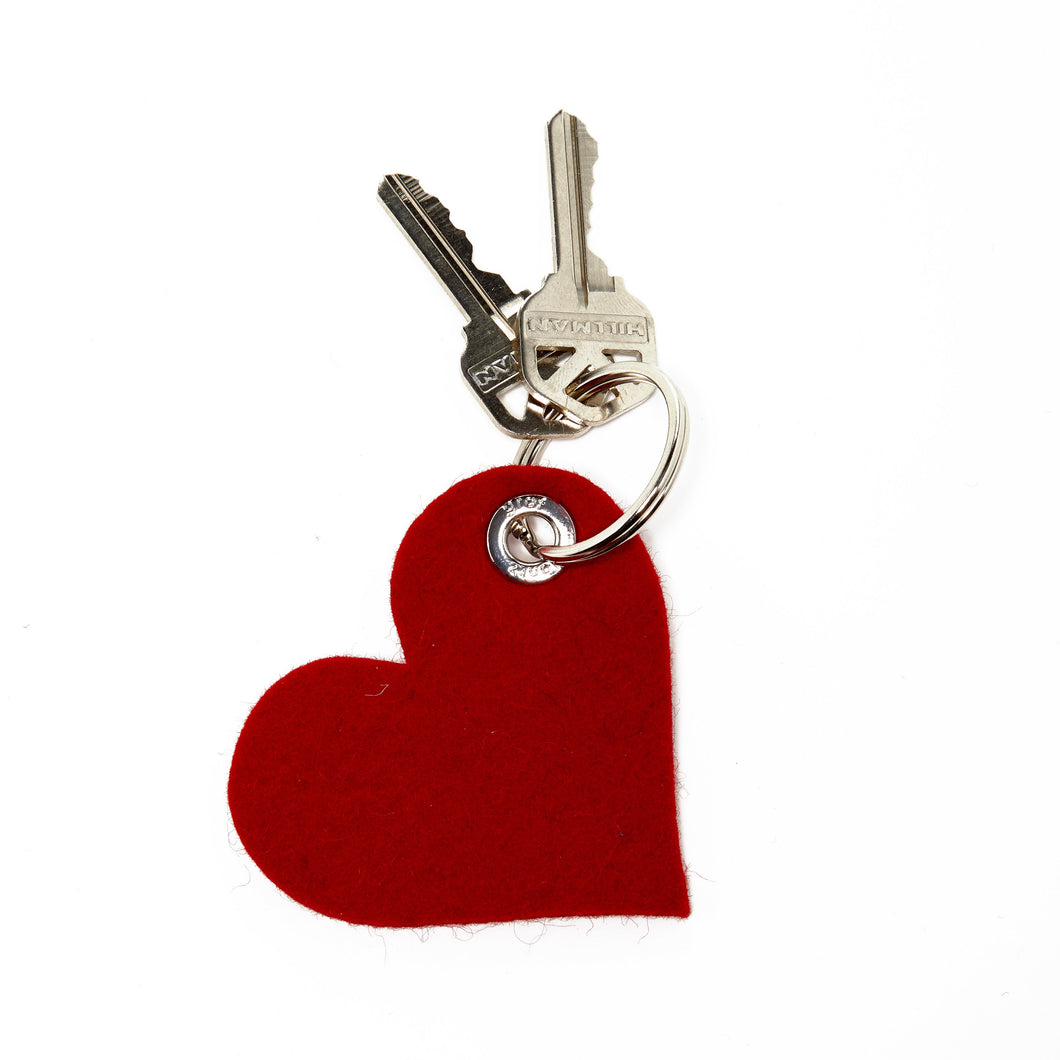 Key Fob -Heart-　Red