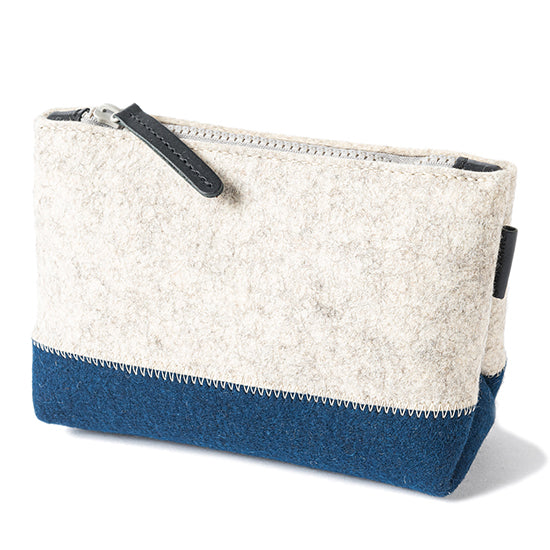Two Tone Pouch S　Marine