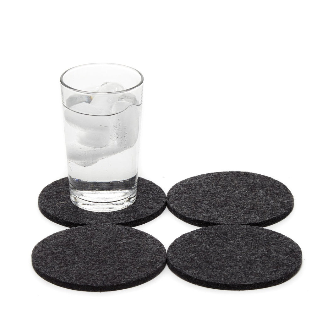 Coaster -Solid Color-　Charcoal
