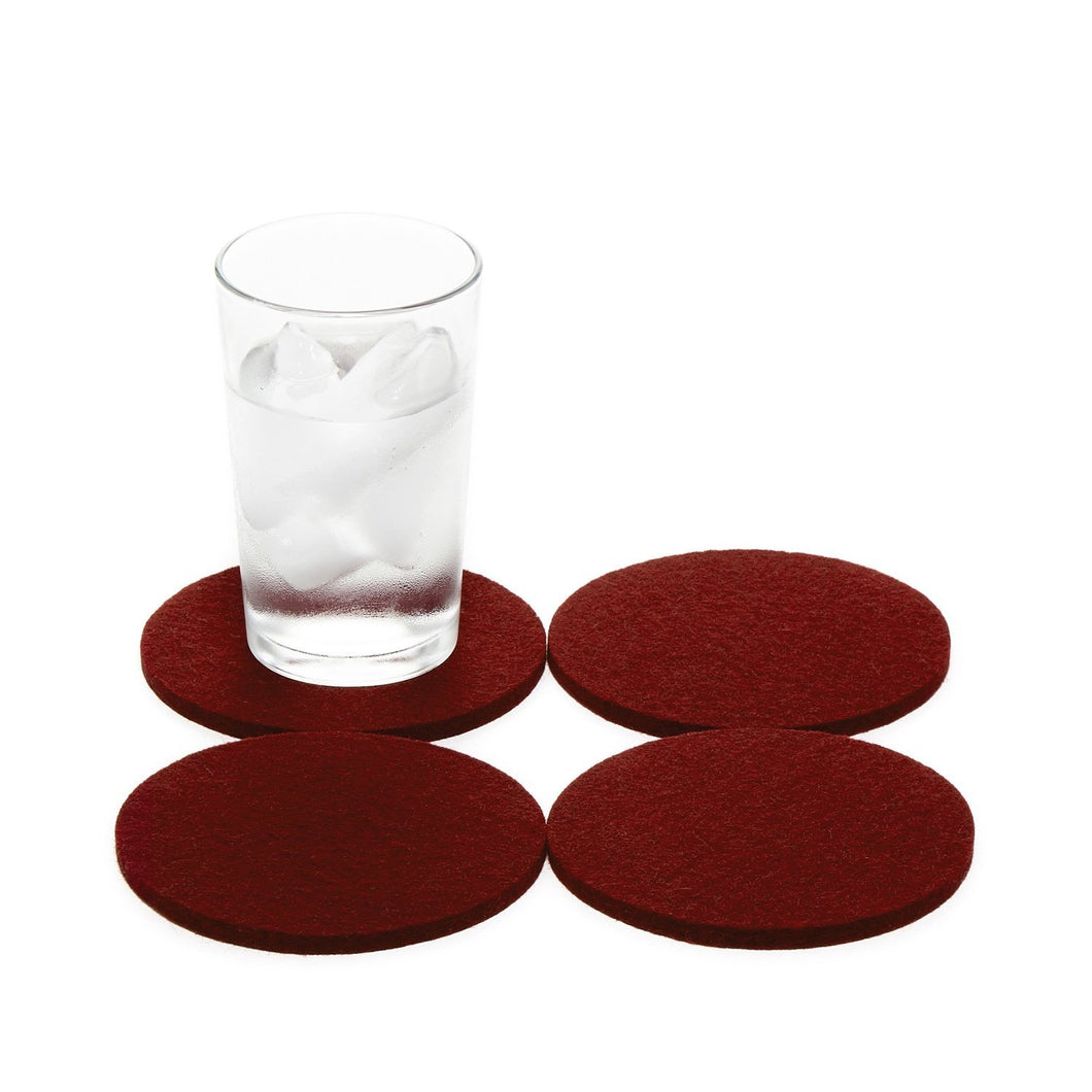 Coaster -Solid Color-　Rosewood