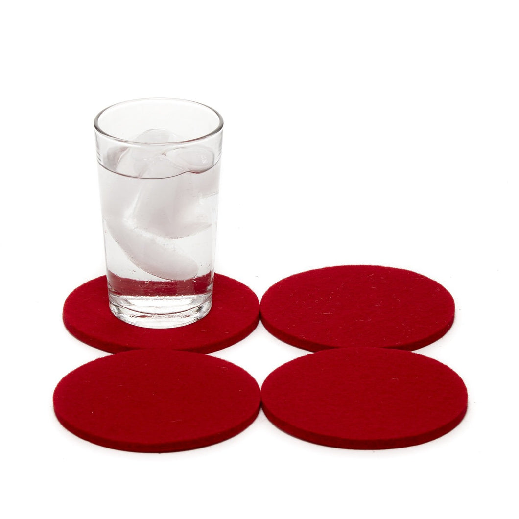 Coaster -Solid Color-　Red