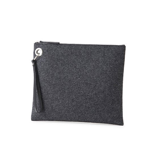 Eyelet Pouch M　Charcoal